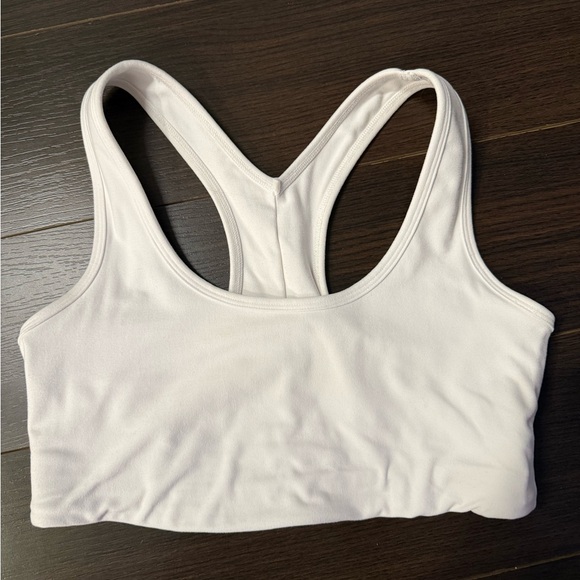 Beyond Yoga Spacedye Simplicity White Sports Bra, Small - Picture 5 of 6